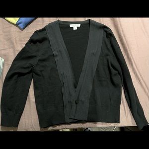 Black cardigan